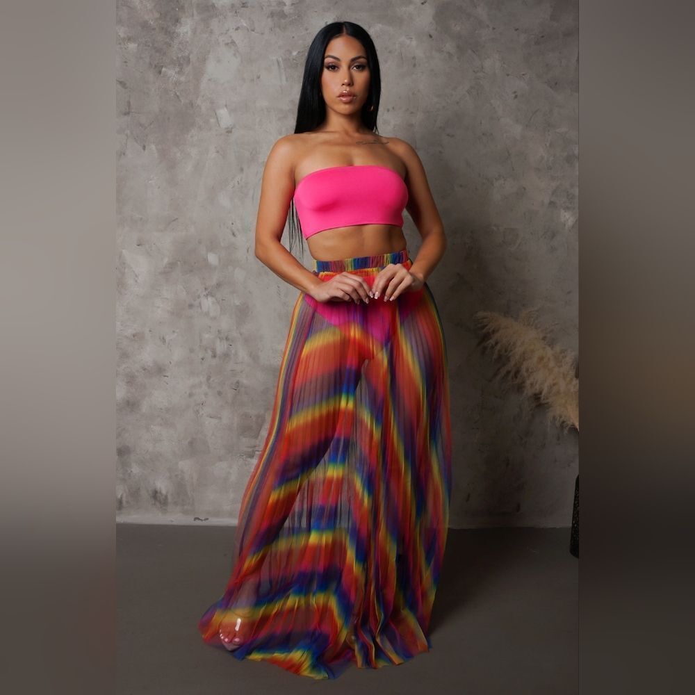 Sweet Like Sugar Maxi Sheer & Top Set